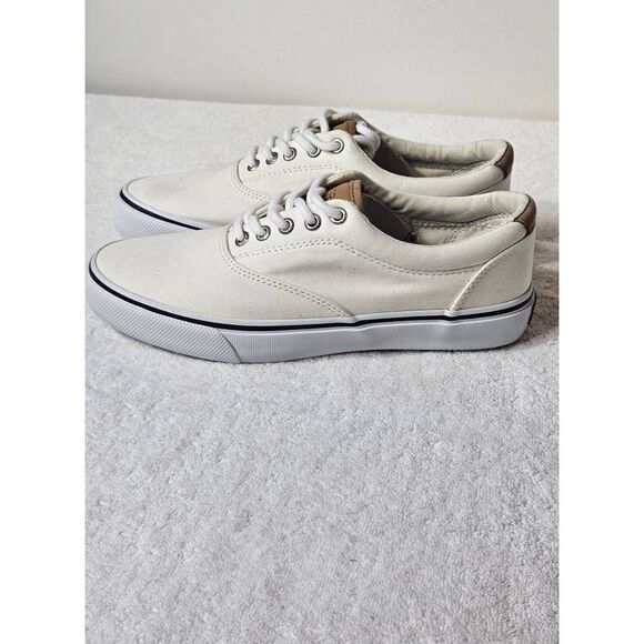 Sperry mens top sider canvas shoes Nwob - Picture 5 of 9
